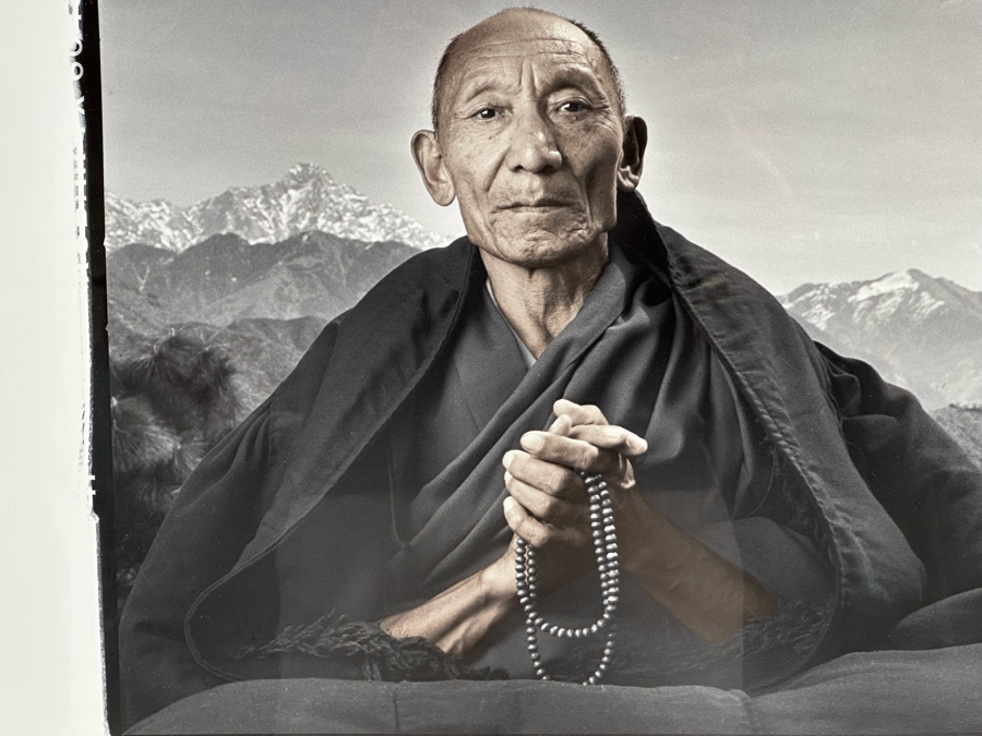 Phil Borges Rare Limited Edition Photograph From Dharamsala, India Titled 'Tibetan Portrait' Palden 62 Edition 28 Of 40 19 X 24 Framed 23 x 27 [Photo 11]