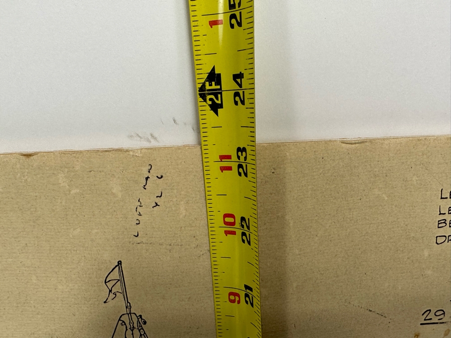 Mid-Century Blueprint Yacht Plans For The Hirondelle Yacht, Henry Chance Which Won Several Yacht Races Designed By Philip L. Rhodes Naval Architects 23 X 23 [Photo 11]