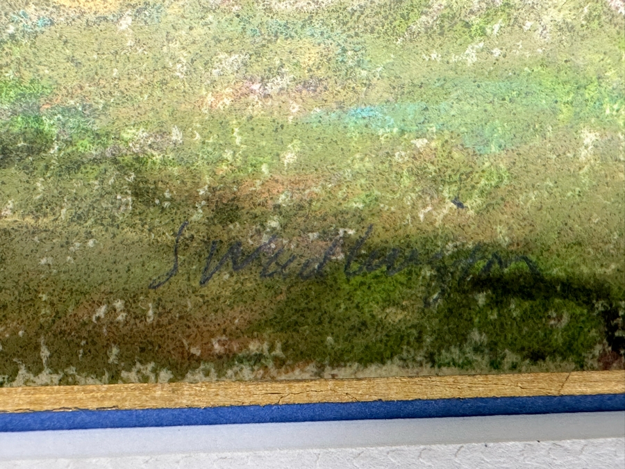 Sandy Wadlington Original Pastel Painting 10 X 7 Framed 20 X 90 Estimate $700 [Photo 7]