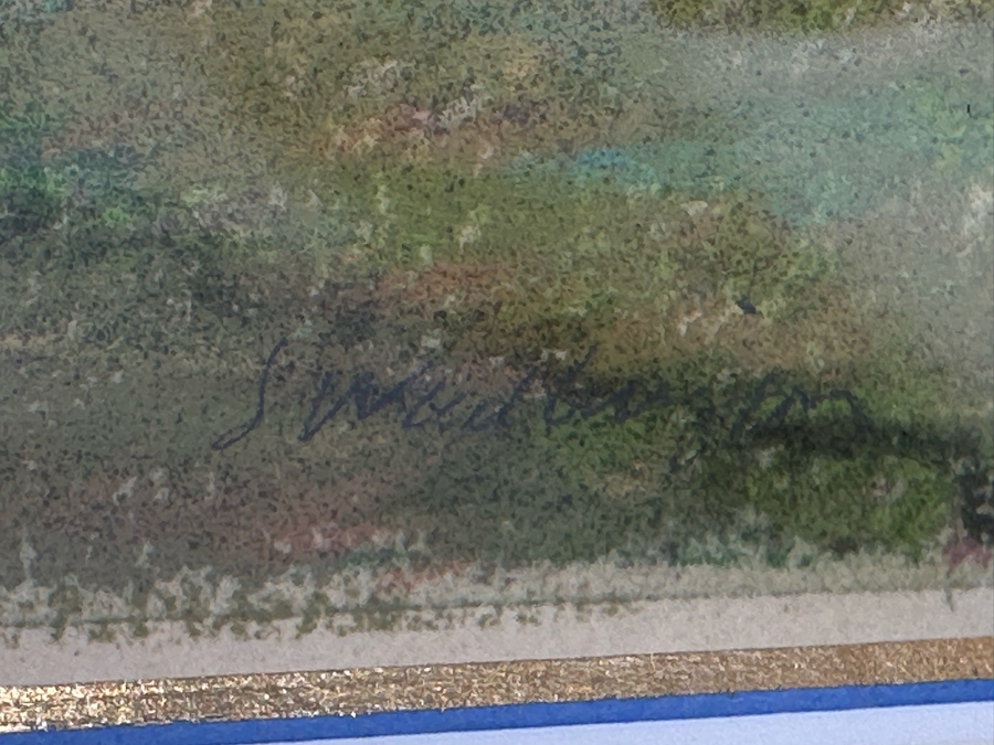 Sandy Wadlington Original Pastel Painting 10 X 7 Framed 20 X 90 Estimate $700 [Photo 8]