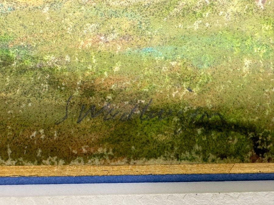 Sandy Wadlington Original Pastel Painting 10 X 7 Framed 20 X 90 Estimate $700 [Photo 6]