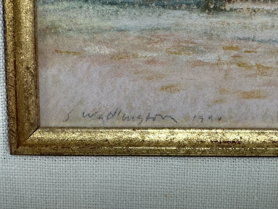 Sandy Wadlington Original Pastel Painting 10 X 7 Framed 20 X 17.5 Estimate $700 [Photo 6]
