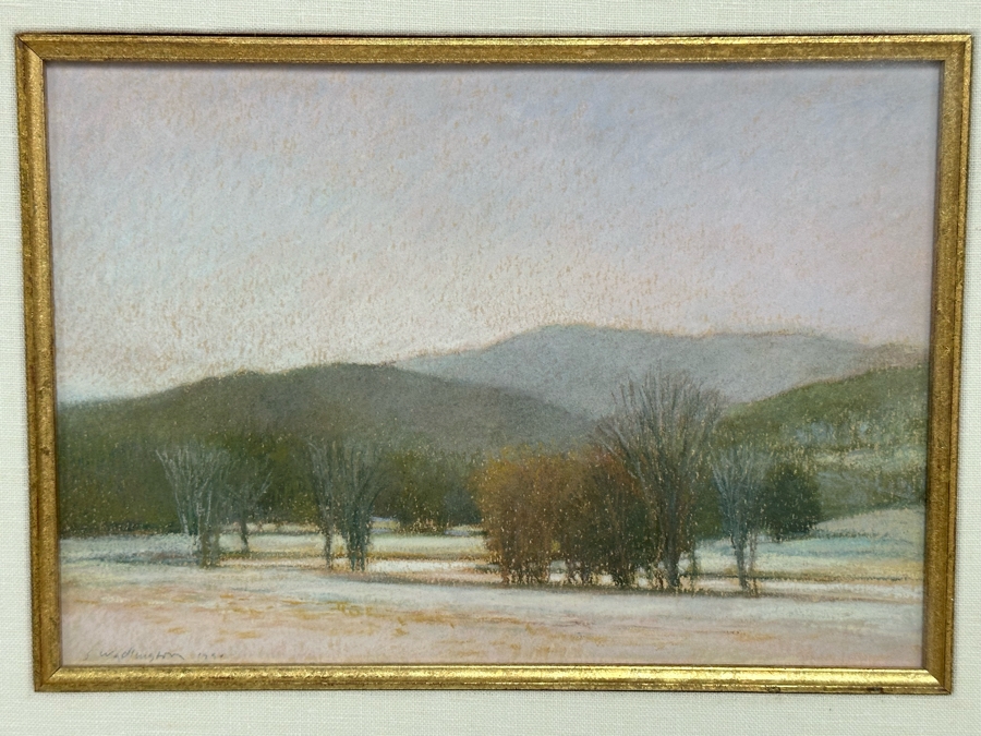 Sandy Wadlington Original Pastel Painting 10 X 7 Framed 20 X 17.5 Estimate $700 [Photo 3]
