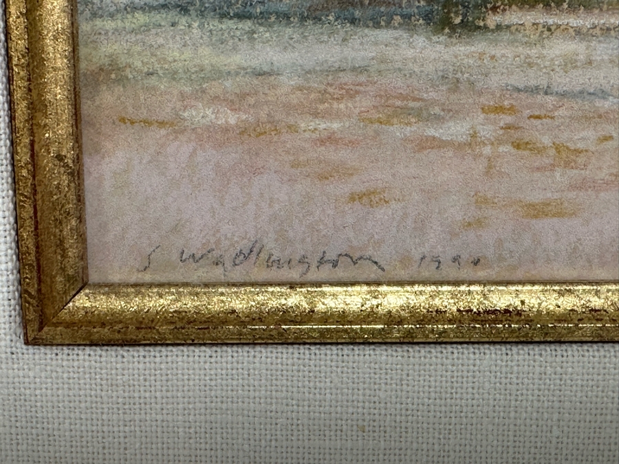 Sandy Wadlington Original Pastel Painting 10 X 7 Framed 20 X 17.5 Estimate $700 [Photo 7]