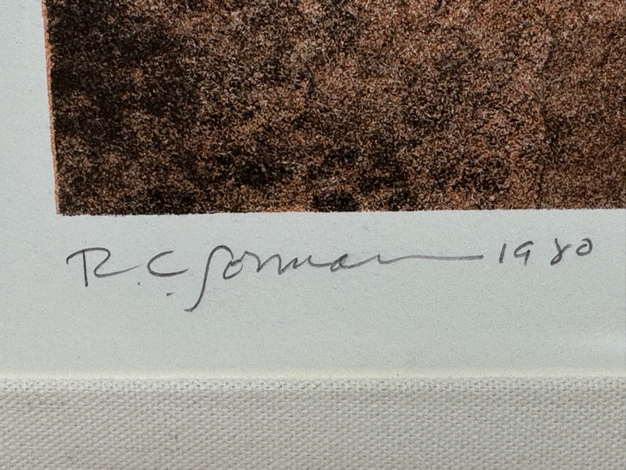 R.C. Gorman Hand Signed Limited Edition Lithograph 1980 Edition 61 Of 150 9.5 X 11.5 Framed 21 X 23 [Photo 7]