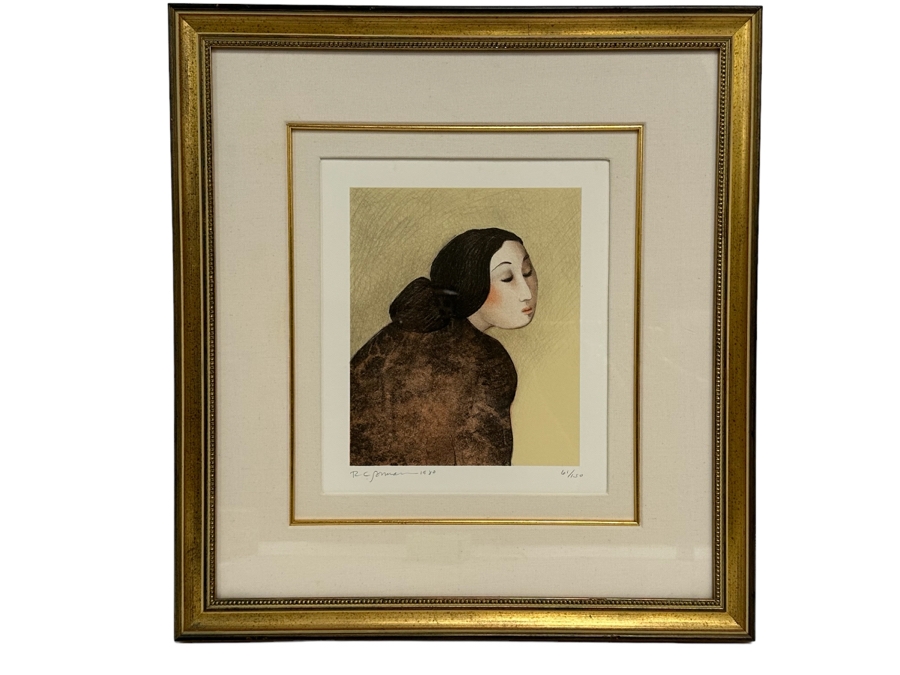 R.C. Gorman Hand Signed Limited Edition Lithograph 1980 Edition 61 Of 150 9.5 X 11.5 Framed 21 X 23 [Photo 2]