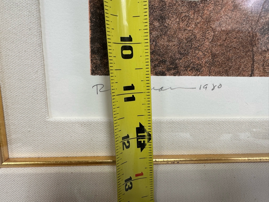 R.C. Gorman Hand Signed Limited Edition Lithograph 1980 Edition 61 Of 150 9.5 X 11.5 Framed 21 X 23 [Photo 12]