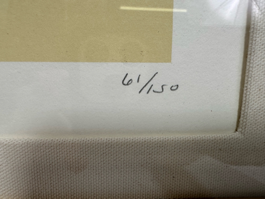 R.C. Gorman Hand Signed Limited Edition Lithograph 1980 Edition 61 Of 150 9.5 X 11.5 Framed 21 X 23 [Photo 10]