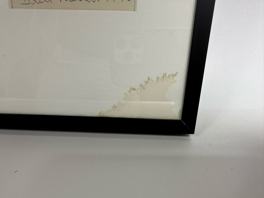 Brett Weston (1911-1993, American) Gelatin Silver Print Photograph Untitled Of Painted Characters From The Japan Portfolio 1970 Signed By Brett Weston 8 X 10 Framed 16 X 20 Estimate $2,700 [Photo 13]