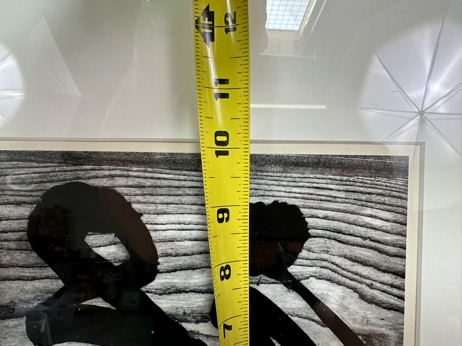 Brett Weston (1911-1993, American) Gelatin Silver Print Photograph Untitled Of Painted Characters From The Japan Portfolio 1970 Signed By Brett Weston 8 X 10 Framed 16 X 20 Estimate $2,700 [Photo 9]