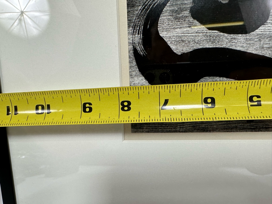 Brett Weston (1911-1993, American) Gelatin Silver Print Photograph Untitled Of Painted Characters From The Japan Portfolio 1970 Signed By Brett Weston 8 X 10 Framed 16 X 20 Estimate $2,700 [Photo 8]