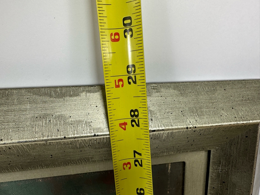 Original Portrait Painting On Canvas Signed Guber 19 X 24 Framed 25 X 29 [Photo 10]