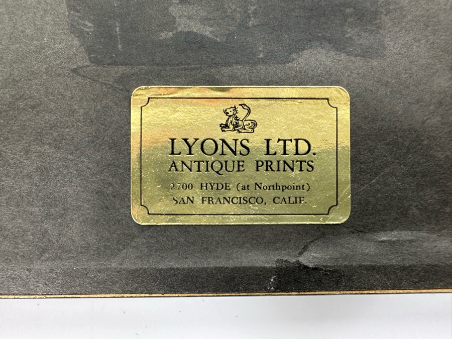 Set Of Four Antique 1802 Botanical Hand Colored Engravings William Curtis / S. Edwards  Crescent Feb, 1. 1802 F. Sansom Engraver 5 X 8 Framed 10.5 X 12.5 [Photo 24]