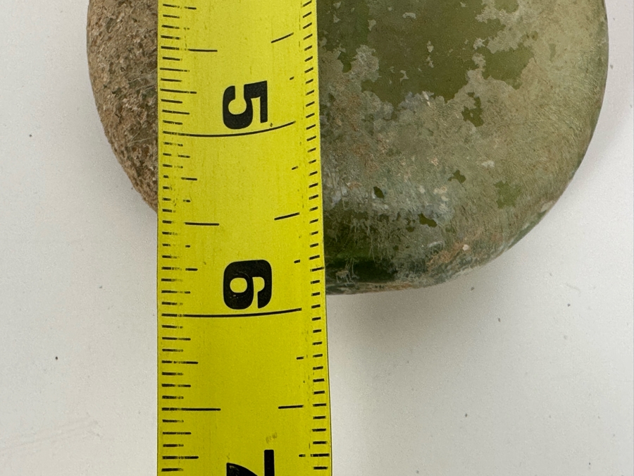 Ancient Roman Iridescent Glass Flat-Bodied Bottle With Stopper Flask Perfume Bottle Recovered Artifact 1-100AD Bottle Is 3.25W X 6H, Stopper 3L [Photo 20]