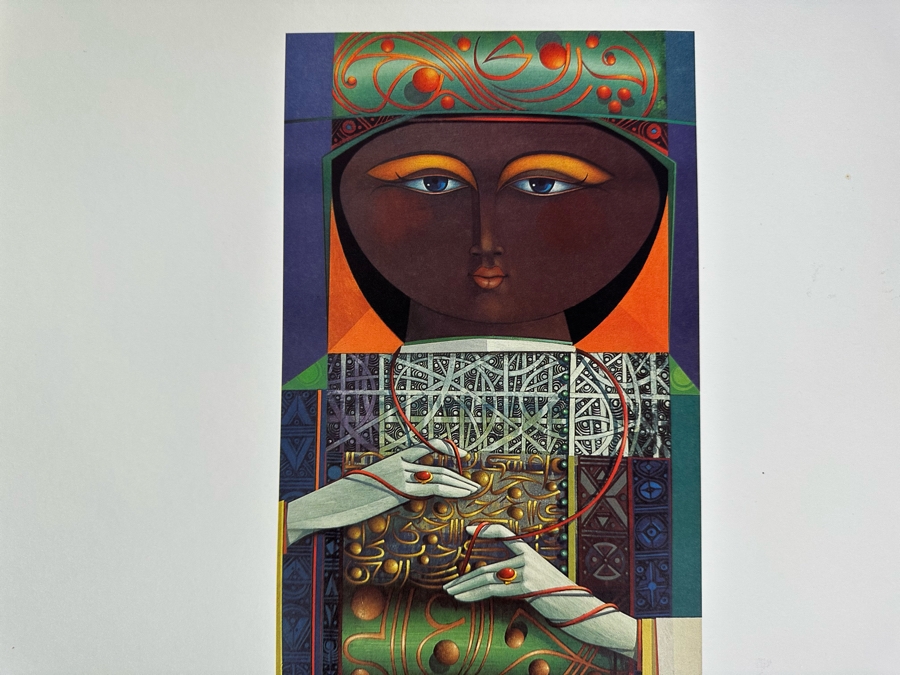 Adel Megdiche (1949-2022, Tunisian) Two Hand-Signed Limited Edition Prints 15.5 X 19.5 & Book [Photo 3]