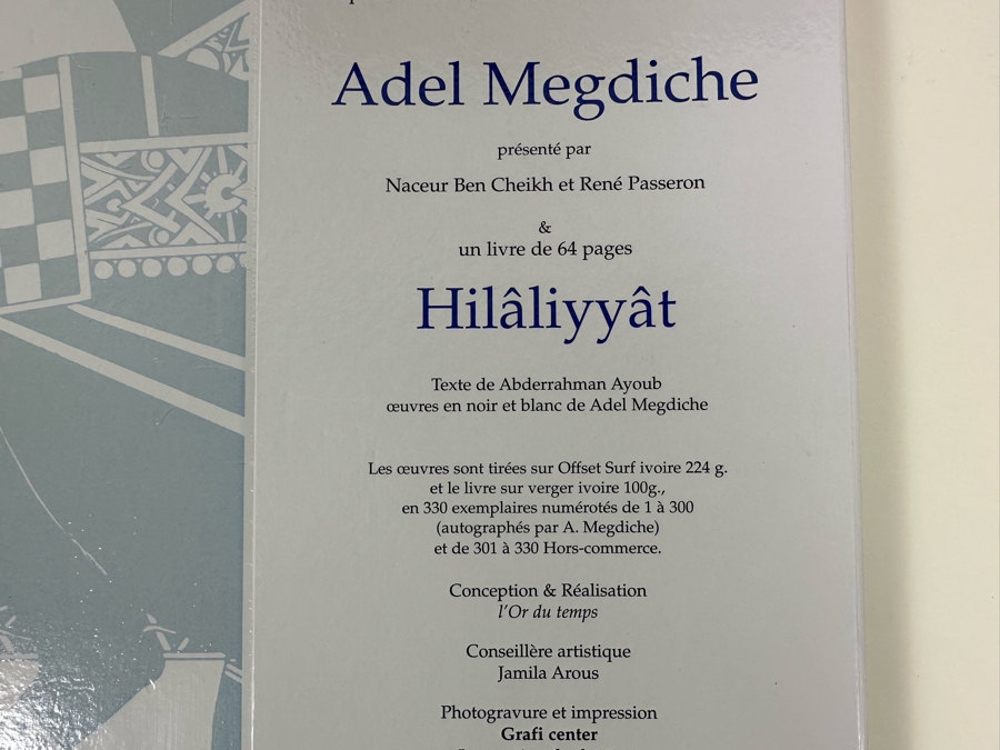 Adel Megdiche (1949-2022, Tunisian) Two Hand-Signed Limited Edition Prints 15.5 X 19.5 & Book [Photo 19]