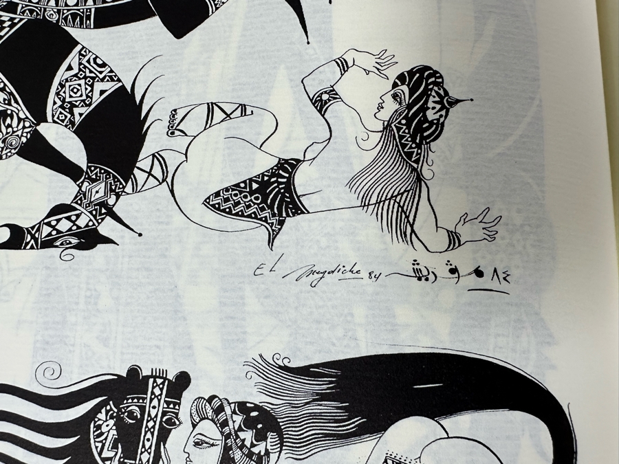 Adel Megdiche (1949-2022, Tunisian) Two Hand-Signed Limited Edition Prints 15.5 X 19.5 & Book [Photo 15]