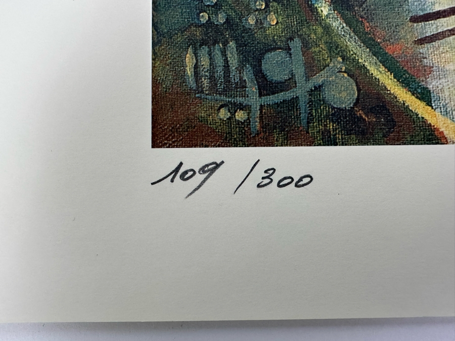 Adel Megdiche (1949-2022, Tunisian) Two Hand-Signed Limited Edition Prints 15.5 X 19.5 & Book [Photo 9]