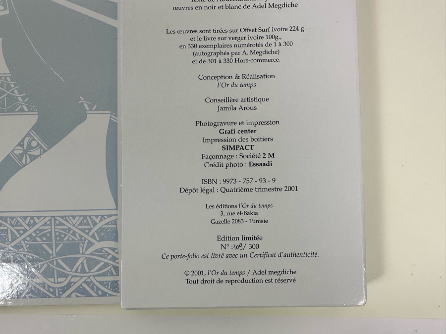 Adel Megdiche (1949-2022, Tunisian) Two Hand-Signed Limited Edition Prints 15.5 X 19.5 & Book [Photo 20]