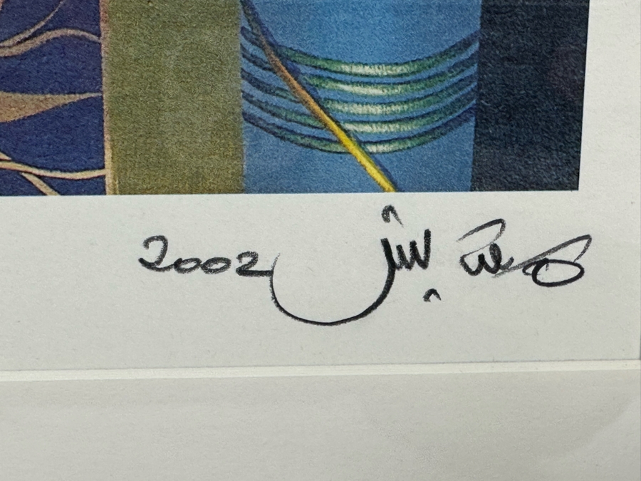 Adel Megdiche (1949-2022, Tunisian) Hand-Signed Limited Edition Print 11 X 17 Framed 17 X 26 [Photo 7]