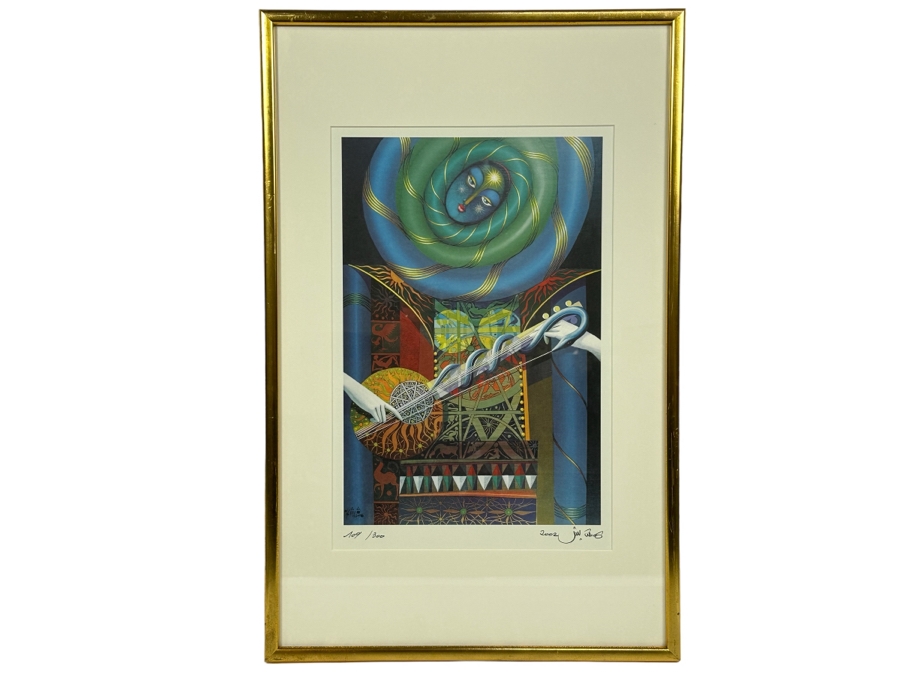 Adel Megdiche (1949-2022, Tunisian) Hand-Signed Limited Edition Print 11 X 17 Framed 17 X 26 [Photo 2]