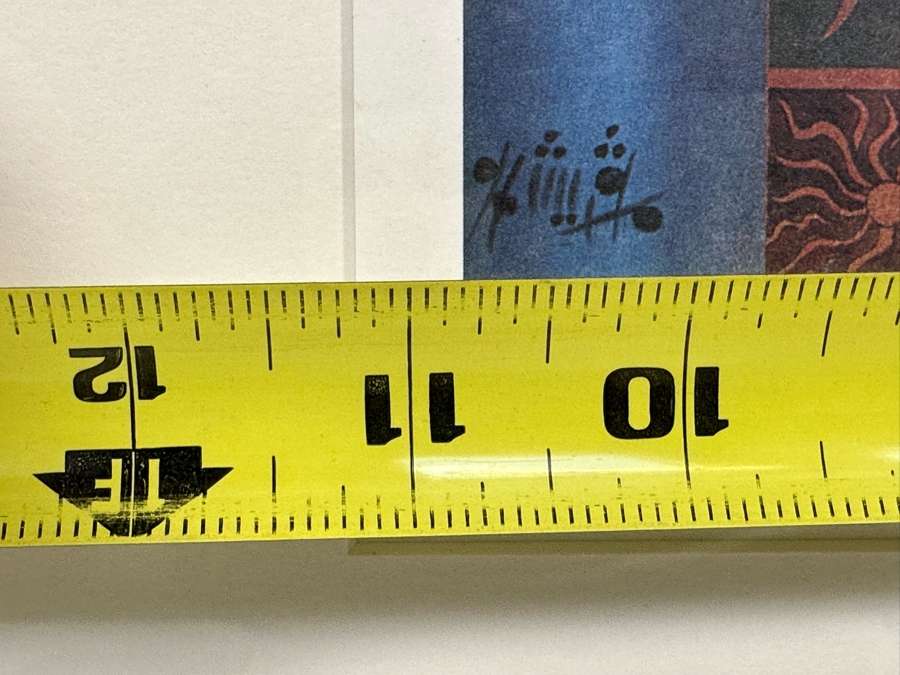 Adel Megdiche (1949-2022, Tunisian) Hand-Signed Limited Edition Print 11 X 17 Framed 17 X 26 [Photo 8]