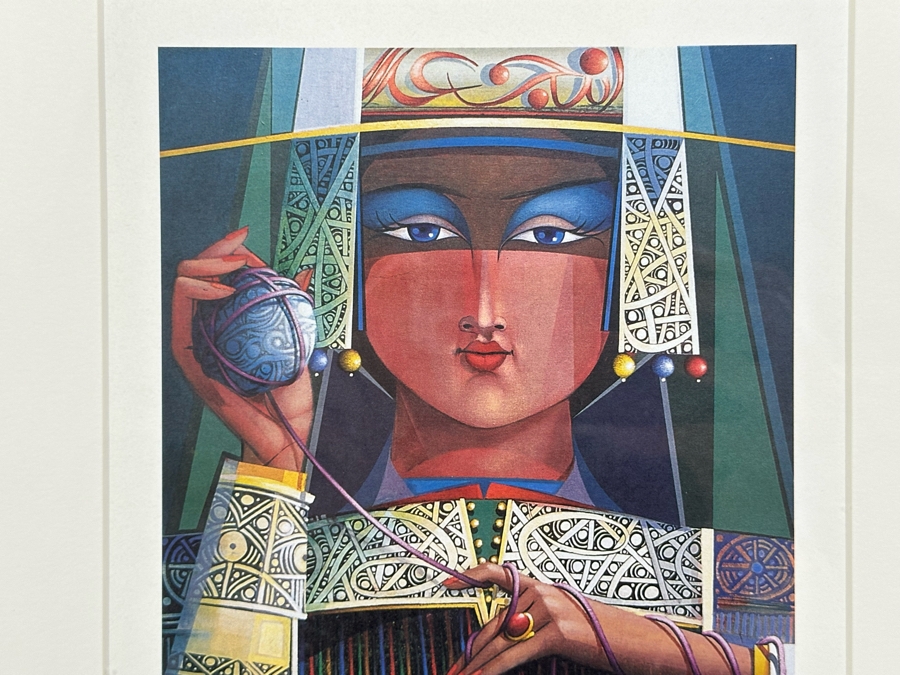 Adel Megdiche (1949-2022, Tunisian) Hand-Signed Limited Edition Print 7.5 X 17 Framed 17 X 26	 [Photo 3]