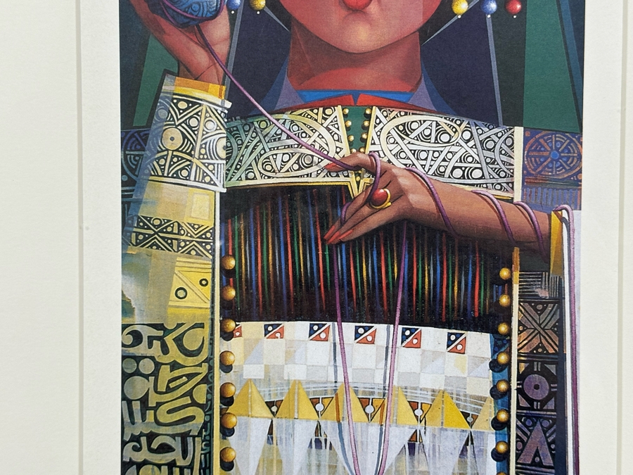 Adel Megdiche (1949-2022, Tunisian) Hand-Signed Limited Edition Print 7.5 X 17 Framed 17 X 26	 [Photo 4]