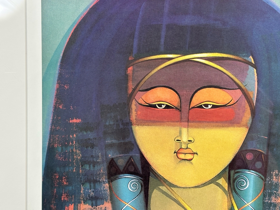 Adel Megdiche (1949-2022, Tunisian) Hand-Signed Limited Edition Print 12.5 X 16 Framed 19 X 22.5	 [Photo 3]