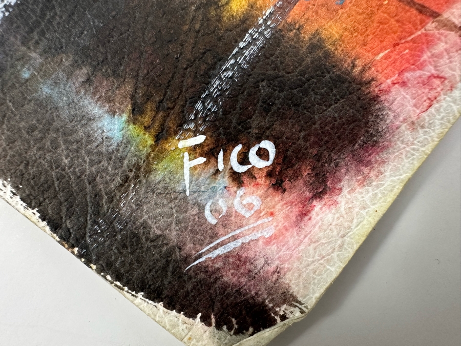 Original Painting On Paper Signed FICO 06 13.5W X 19.5H [Photo 13]