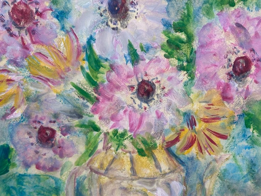 Madeleine Rouart (1896-1986, France) Original Still Life Painting 12.5 X 19 In Gilt Frame 27.5 X 34.5 [Photo 7]