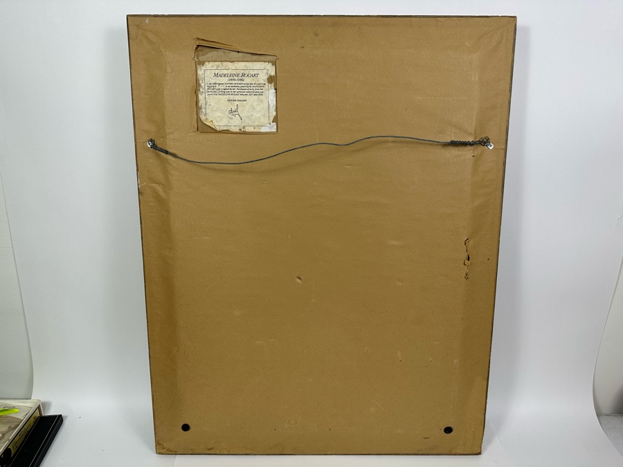 Madeleine Rouart (1896-1986, France) Original Still Life Painting 12.5 X 19 In Gilt Frame 27.5 X 34.5 [Photo 13]