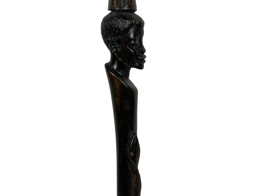 Carved Wooden African Cane 36H [Photo 2]