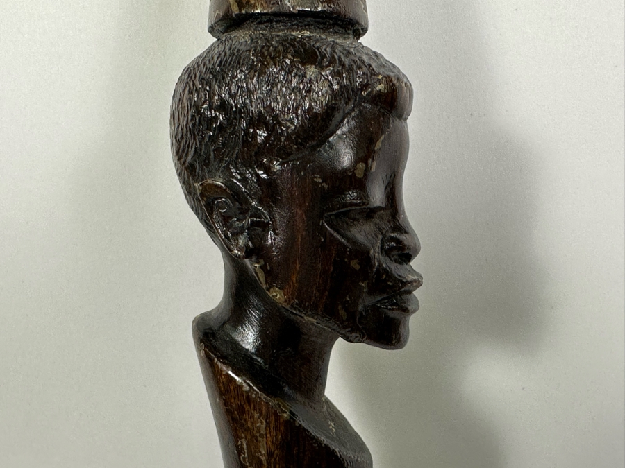 Carved Wooden African Cane 36H [Photo 5]