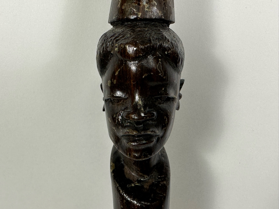 Carved Wooden African Cane 36H [Photo 6]