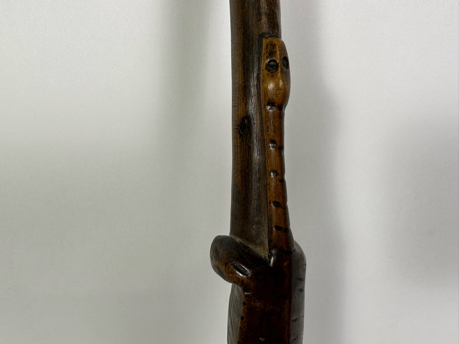 Carved Wooden African Cane 36H [Photo 5]