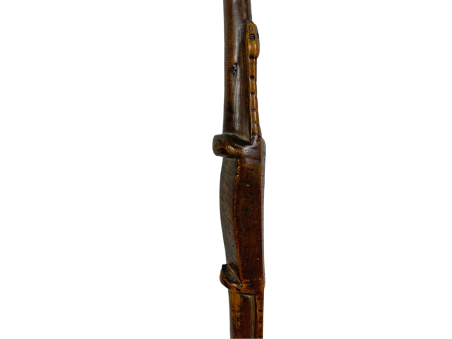 Carved Wooden African Cane 36H [Photo 2]