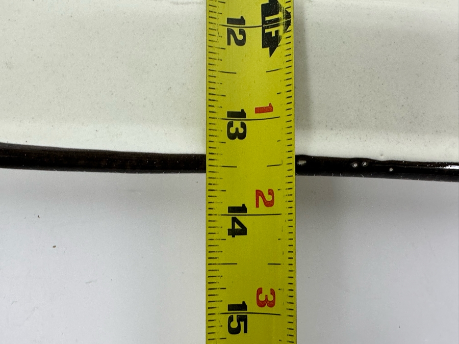 Angela Zei San Gimignano Italy Hand Painted Plate Signed 15.5W X 13.5D [Photo 9]