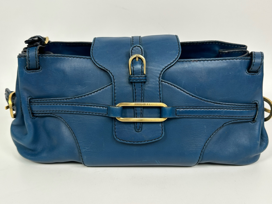 Jimmy Choo Leather Handbag 14W X 4D X 8H [Photo 3]