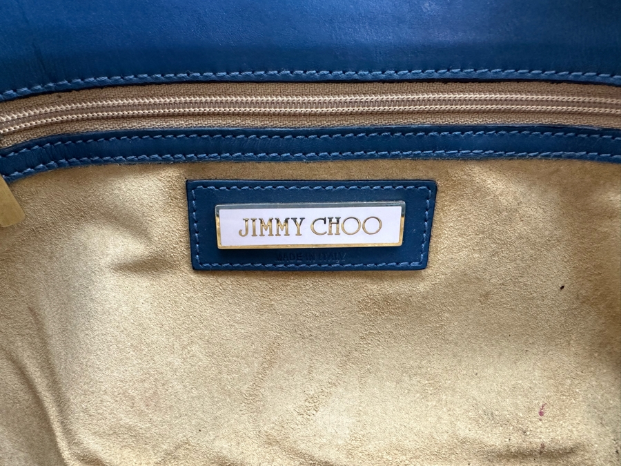 Jimmy Choo Leather Handbag 14W X 4D X 8H [Photo 12]