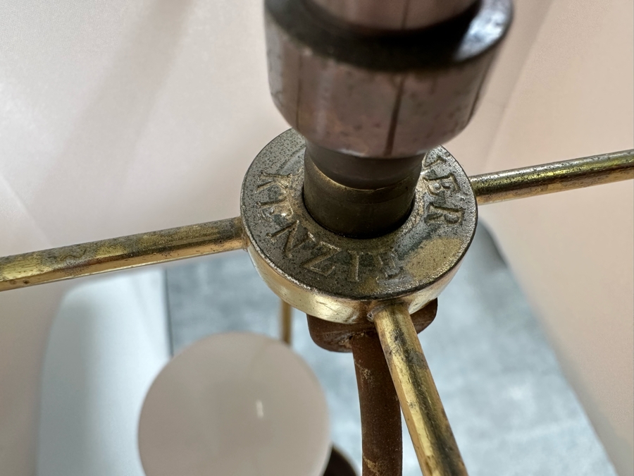 Metal Adjustable Floor Lamp By Tanner Kenzie 59H [Photo 6]