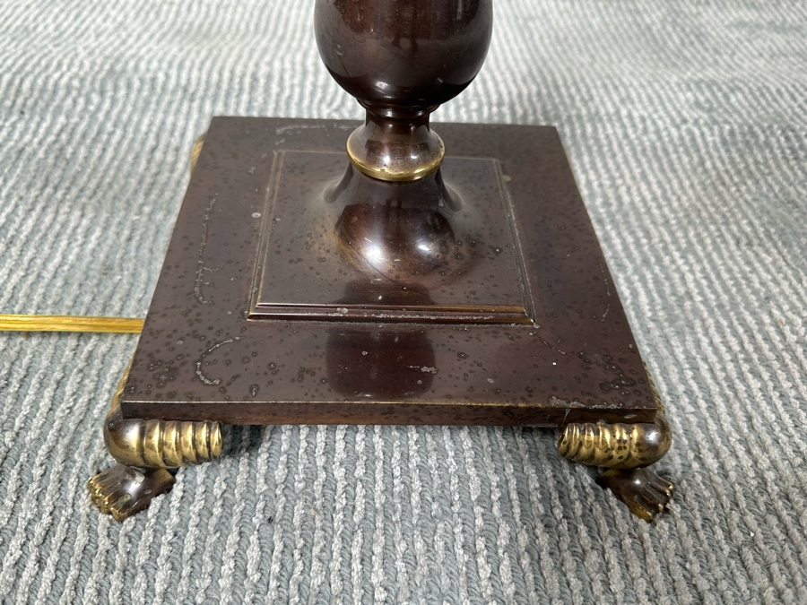 Metal Adjustable Floor Lamp By Tanner Kenzie 59H [Photo 4]