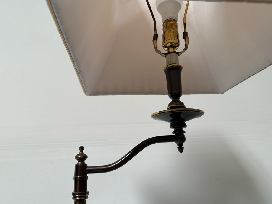 Metal Adjustable Floor Lamp By Tanner Kenzie 59H [Photo 5]