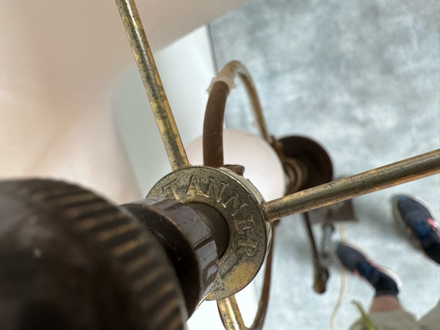 Metal Adjustable Floor Lamp By Tanner Kenzie 59H [Photo 7]