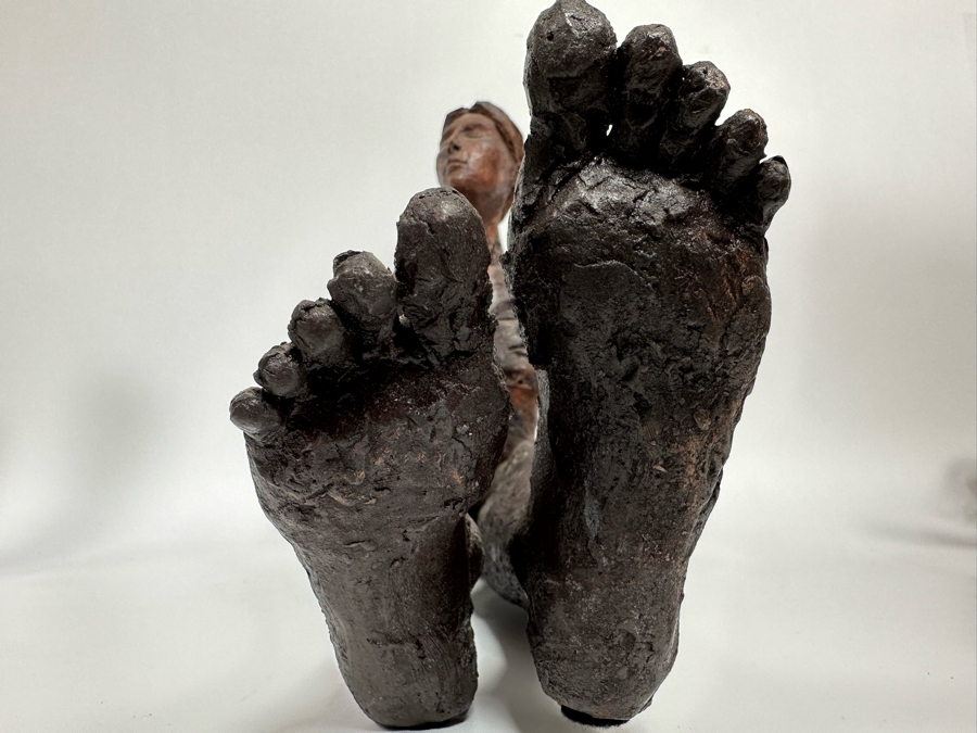 Large Pottery Sculpture Unattributed - See Photos For Several Repairs 23W X 11D X 16H [Photo 11]