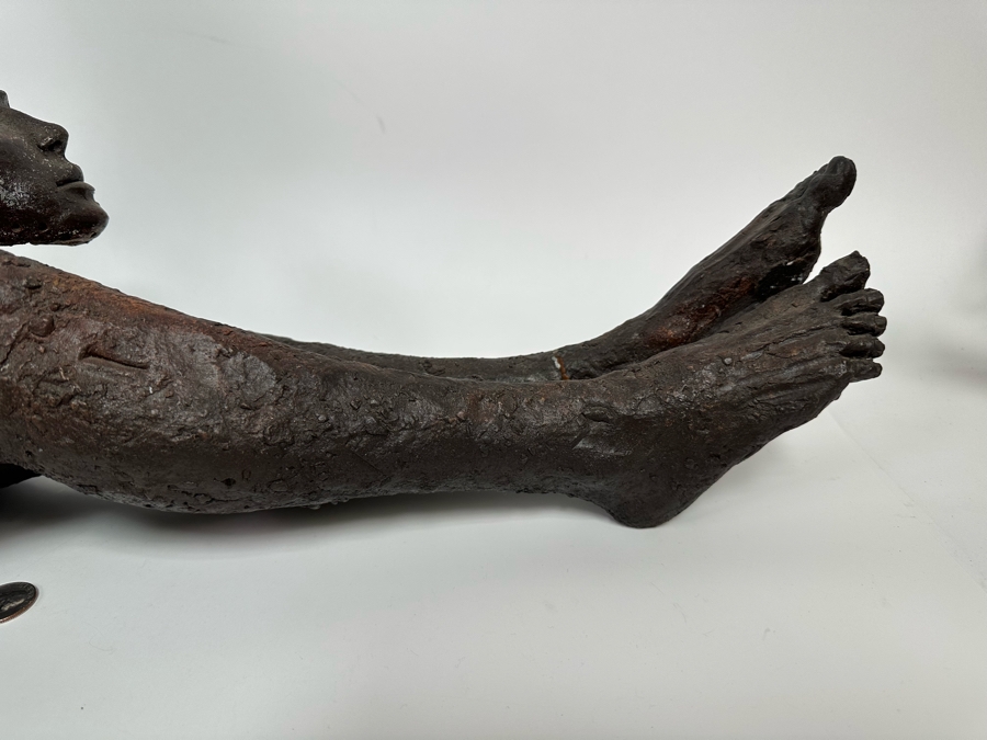 Large Pottery Sculpture Unattributed - See Photos For Several Repairs 23W X 11D X 16H [Photo 9]