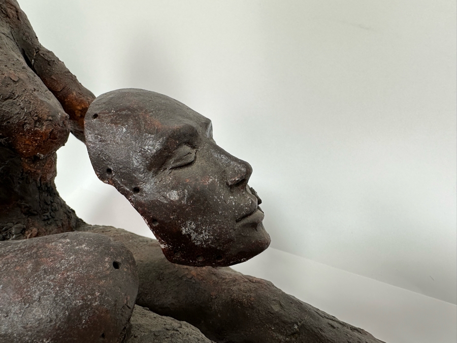 Large Pottery Sculpture Unattributed - See Photos For Several Repairs 23W X 11D X 16H [Photo 6]