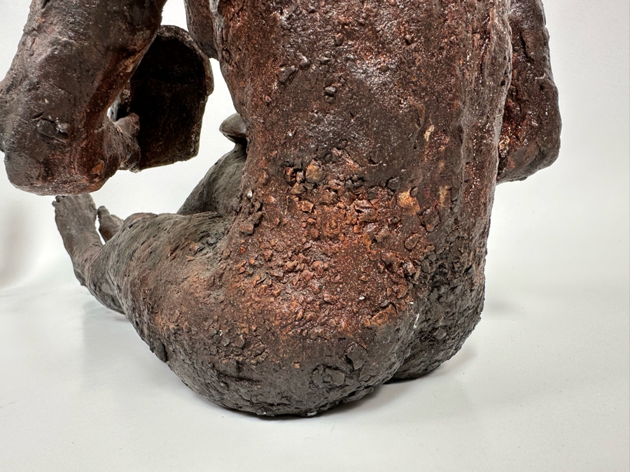 Large Pottery Sculpture Unattributed - See Photos For Several Repairs 23W X 11D X 16H [Photo 22]