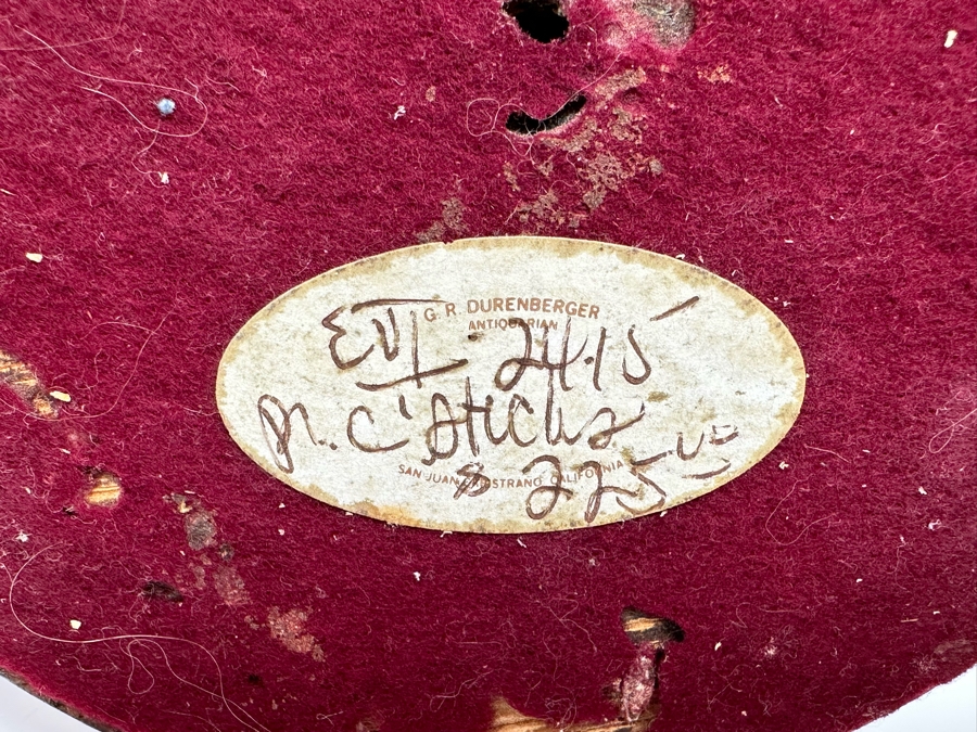 Pair Of Antique Carved Wooden Barley Twist Candlesticks (One Retailed For $225) 11H & 12H [Photo 8]