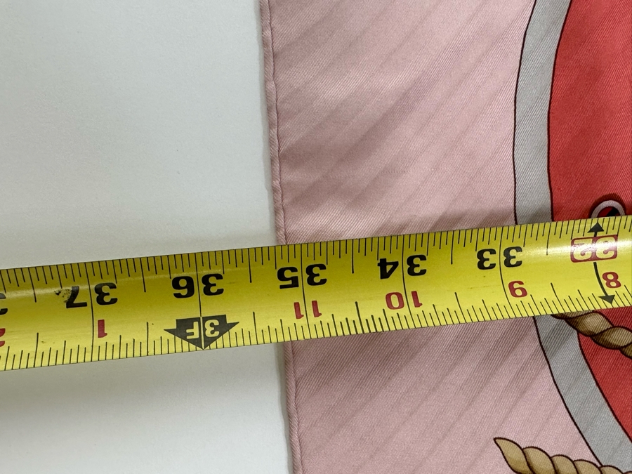 Hermes Paris Silk Scarf Escales Belles Amures 35.5 X 34 [Photo 19]